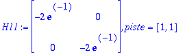 H11 := _rtable[134935360], piste = [1, 1]