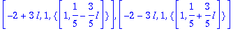 [-2+3*I, 1, {vector([1, 1/5-3/5*I])}], [-2-3*I, 1, ...
